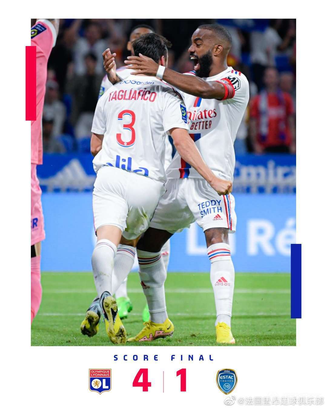 包含里昂主场大胜特鲁瓦，一口气冲向前排的词条